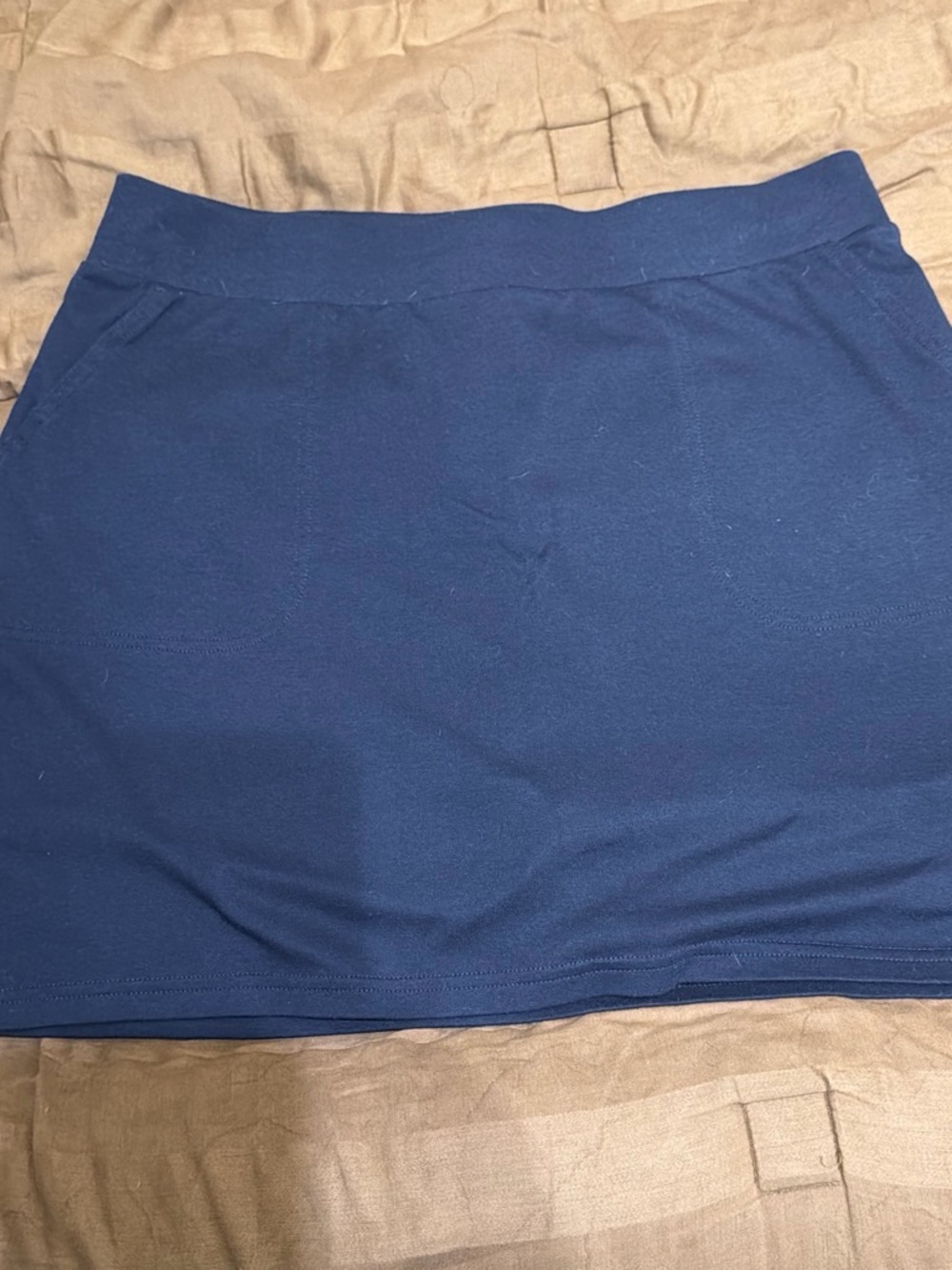 Classic Navy Women's Knit Skort